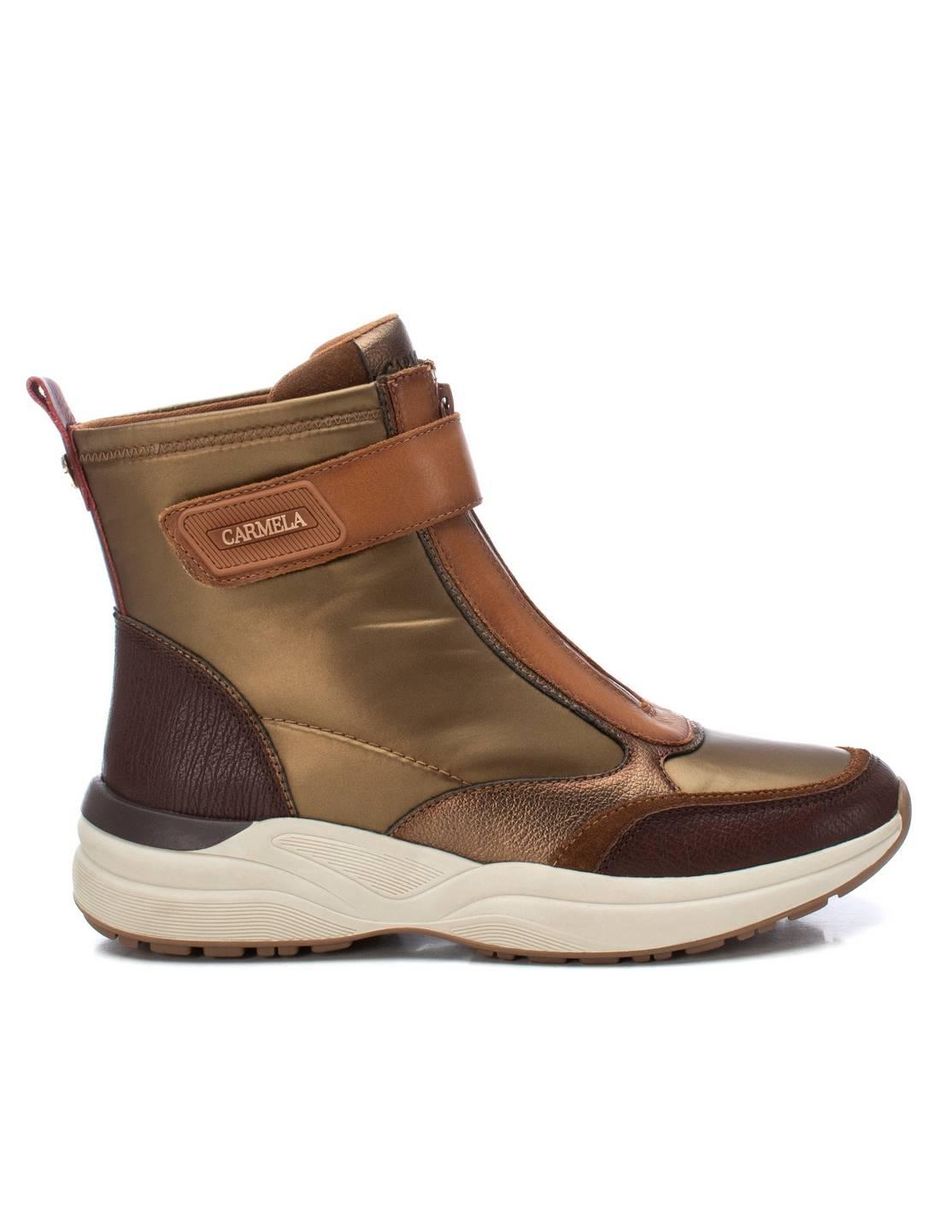 Bota al tobillo de piel para mujer