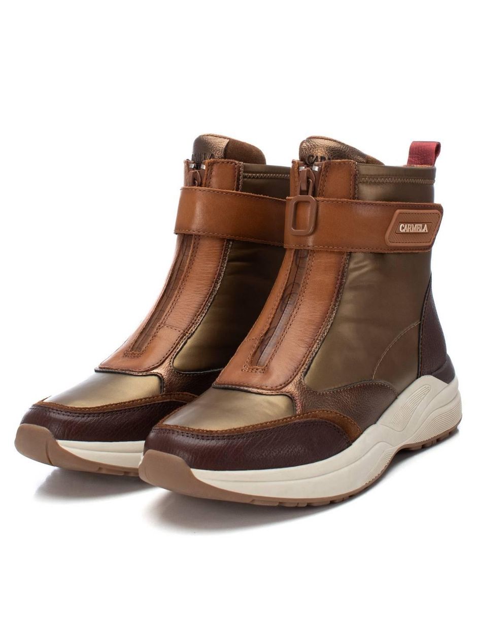 Bota al tobillo de piel para mujer 4
