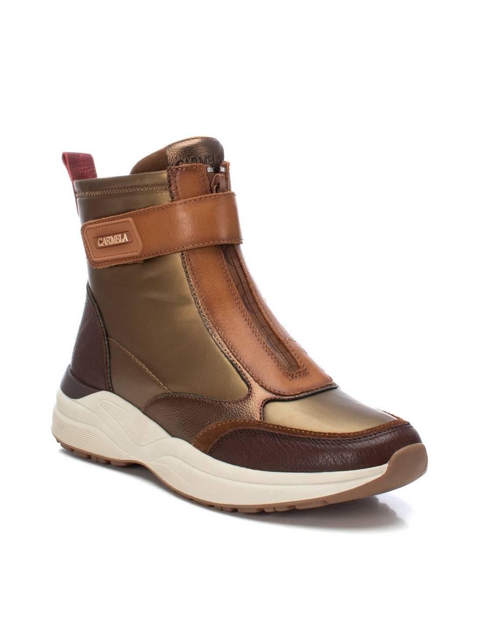 Bota al tobillo de piel para mujer 5