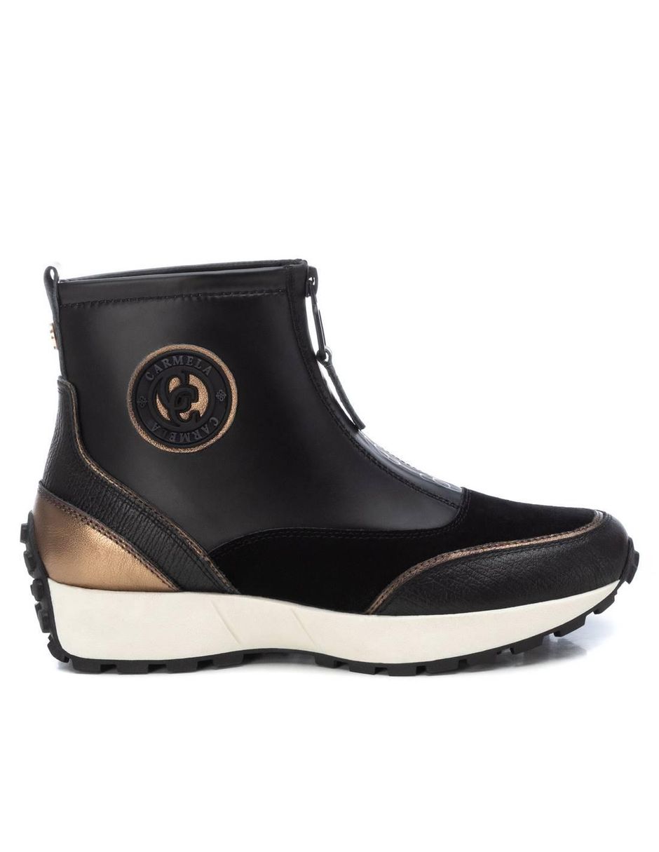 Bota al tobillo de piel para mujer Bota al tobillo de piel para mujer