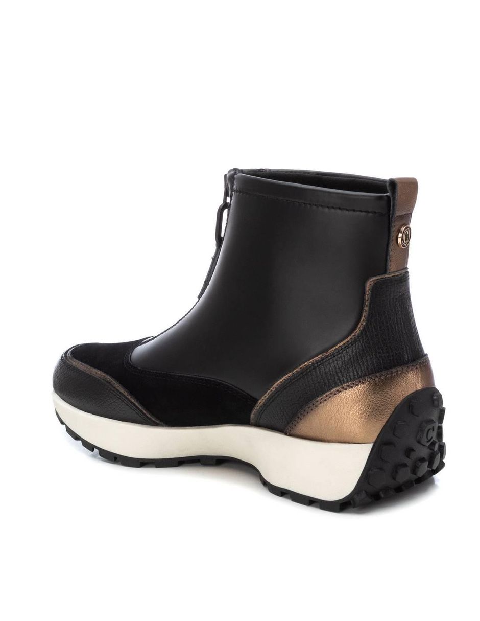 Bota al tobillo de piel para mujer 3