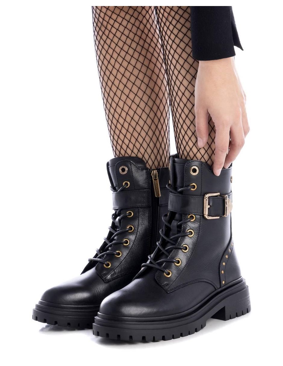 Bota al tobillo de piel para mujer 2