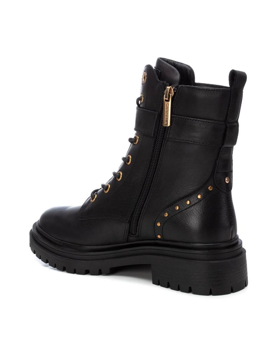 Bota al tobillo de piel para mujer 3