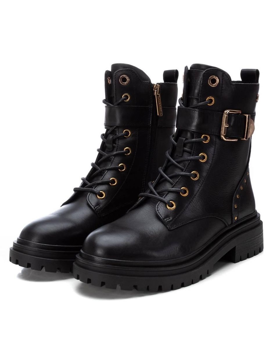 Bota al tobillo de piel para mujer 4
