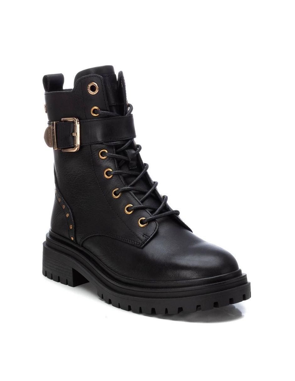 Bota al tobillo de piel para mujer 5