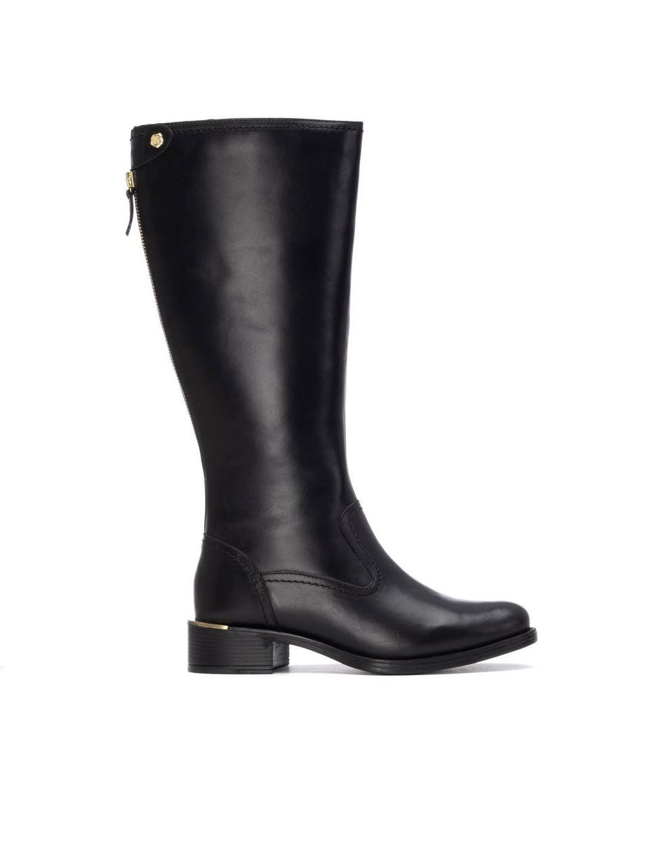 Bota al tobillo de piel para mujer Bota al tobillo de piel para mujer