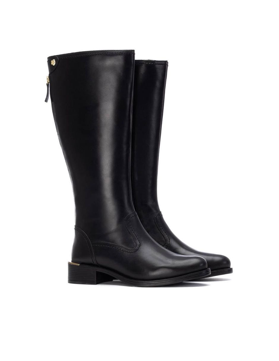 Bota al tobillo de piel para mujer 3