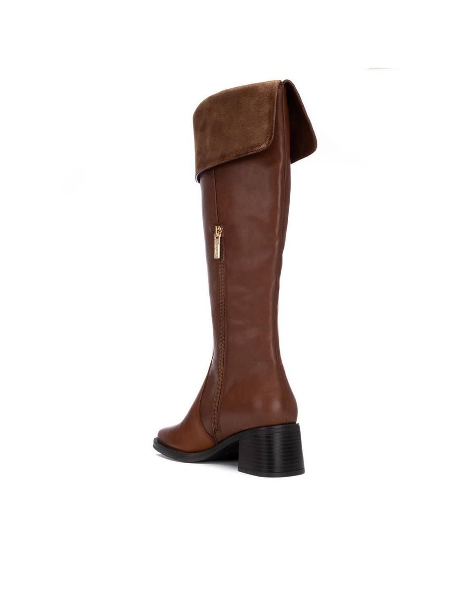 Bota al tobillo de piel para mujer 4