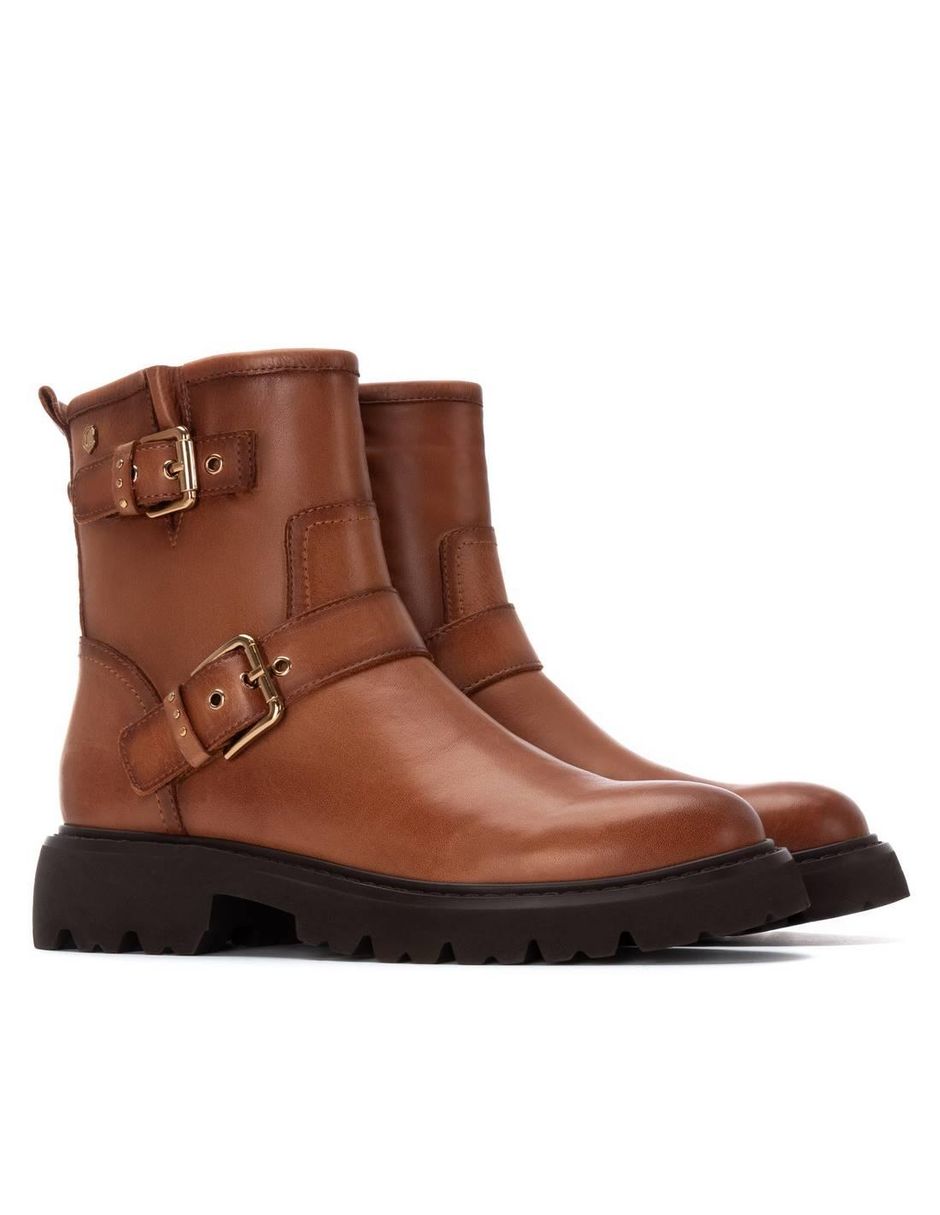 Bota al tobillo de piel para mujer 3
