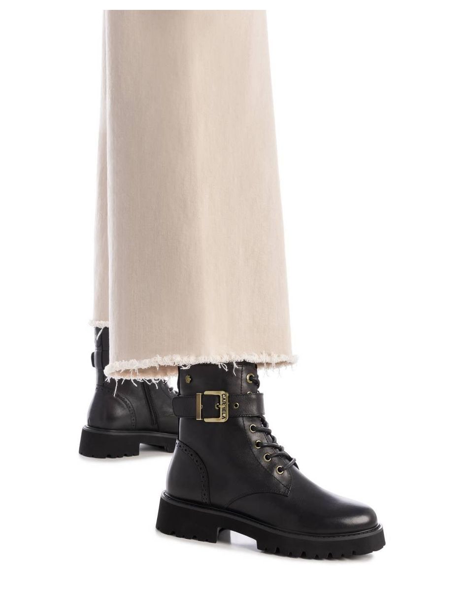 Bota al tobillo de piel para mujer 2