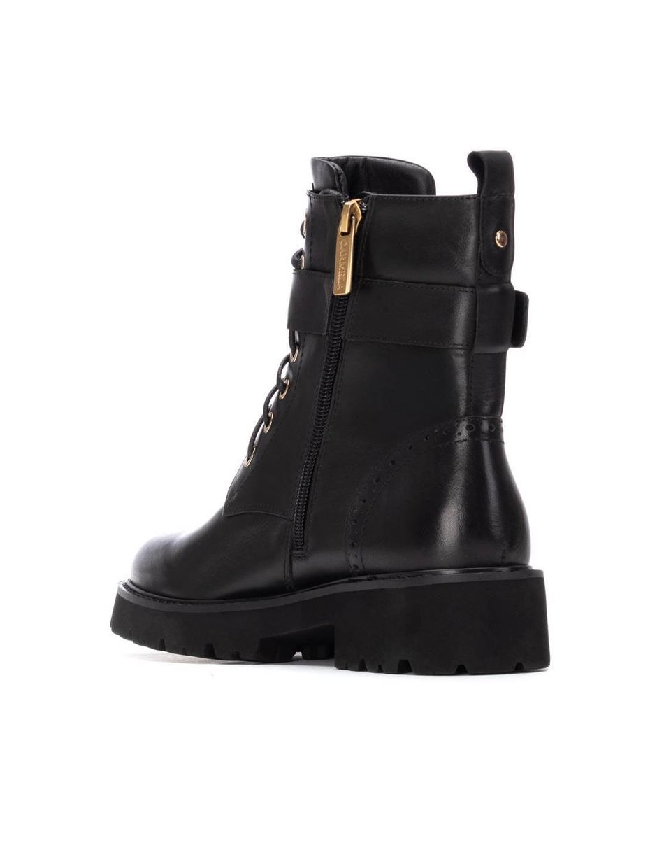 Bota al tobillo de piel para mujer 3