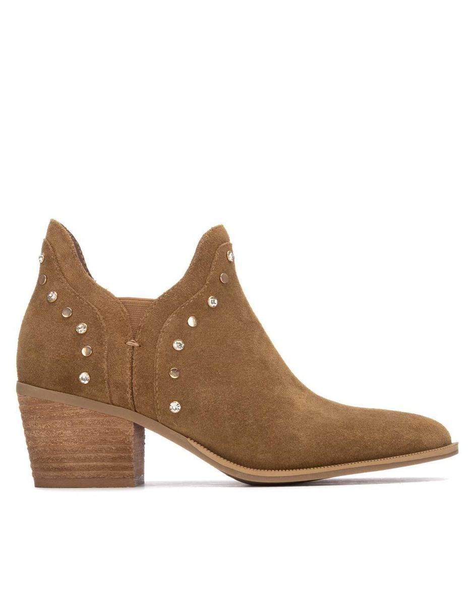 Bota al tobillo de piel para mujer Bota al tobillo de piel para mujer