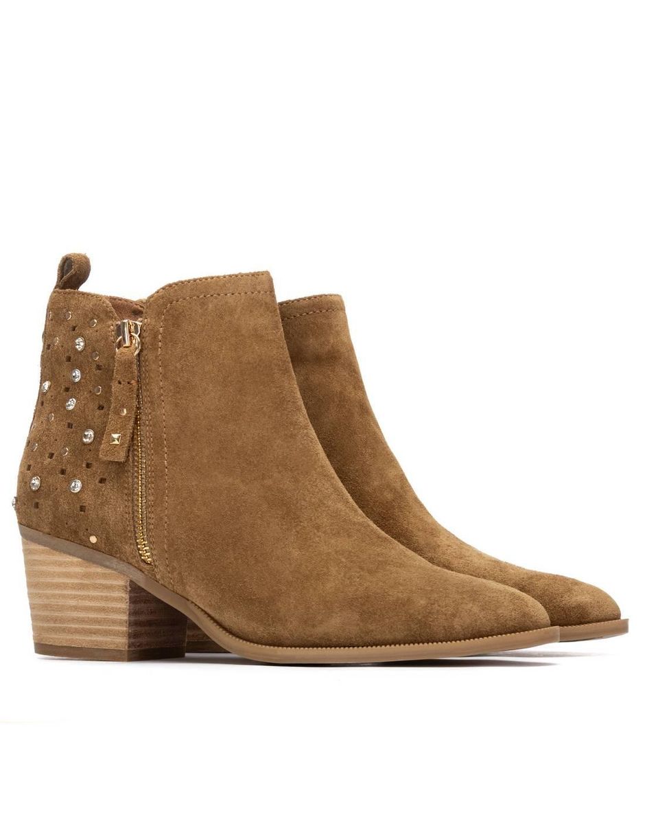 Bota al tobillo de piel para mujer 3