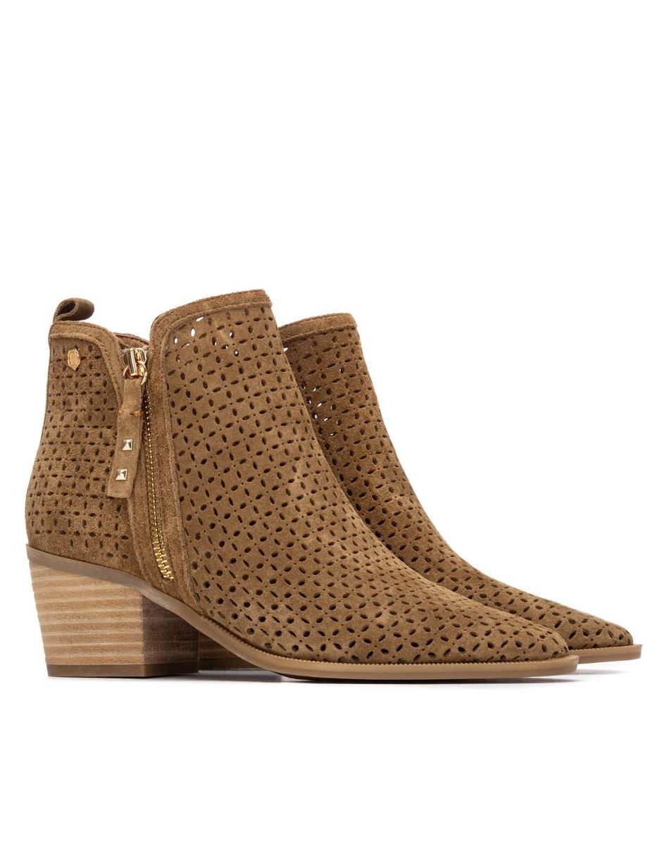 Bota al tobillo de piel para mujer 3
