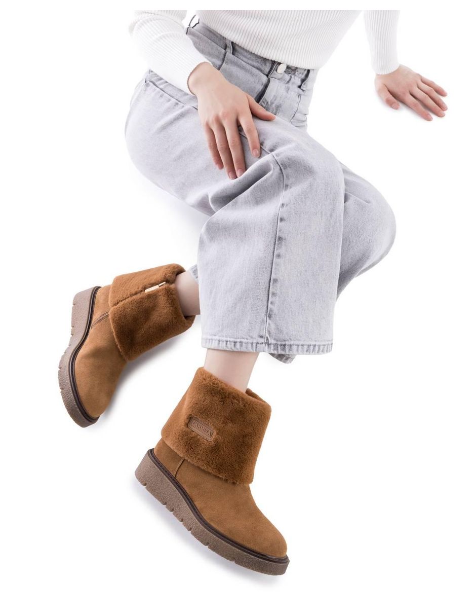Bota al tobillo de piel para mujer 2