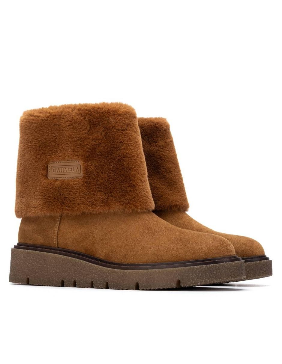 Bota al tobillo de piel para mujer 4