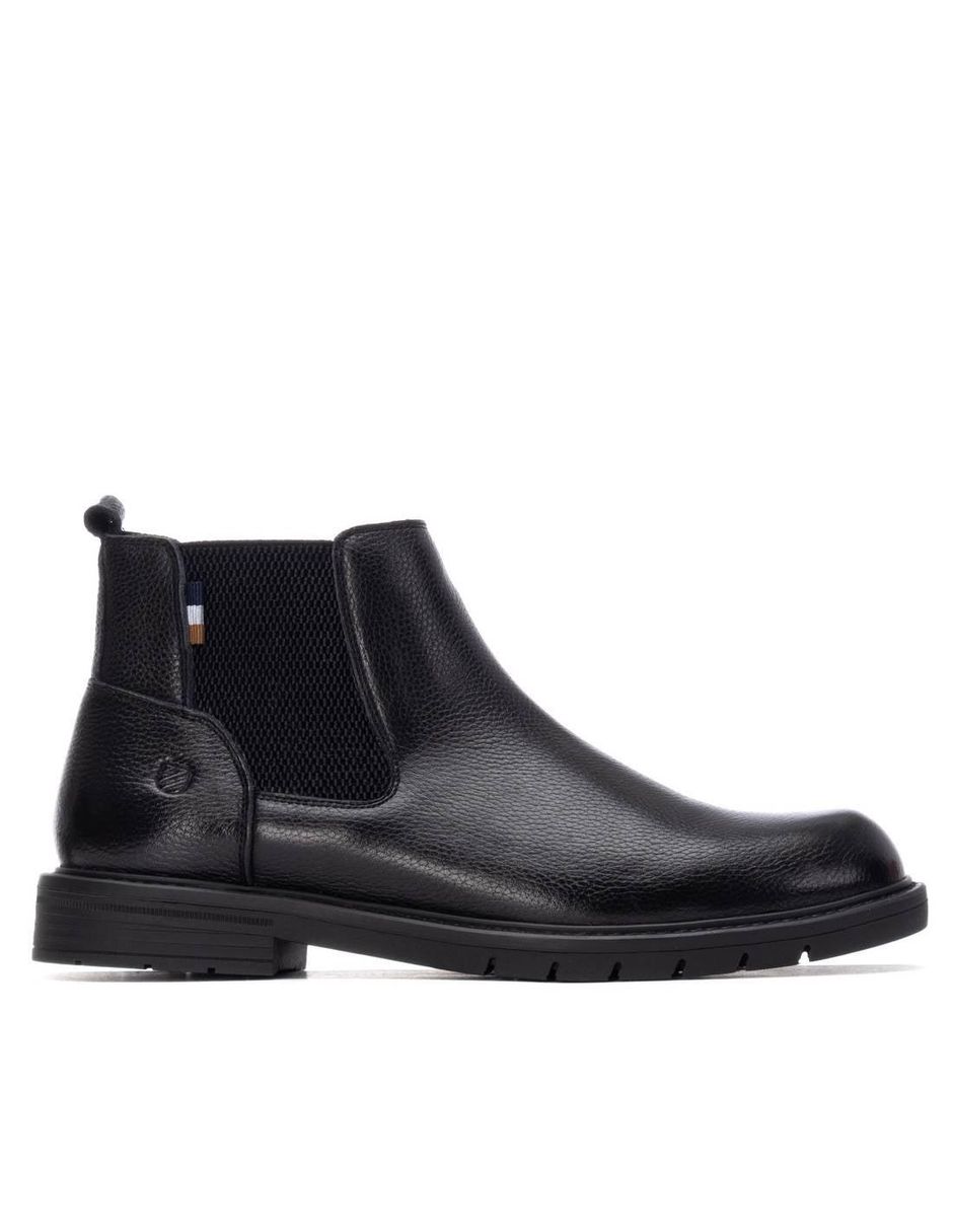Botín de piel para hombre
