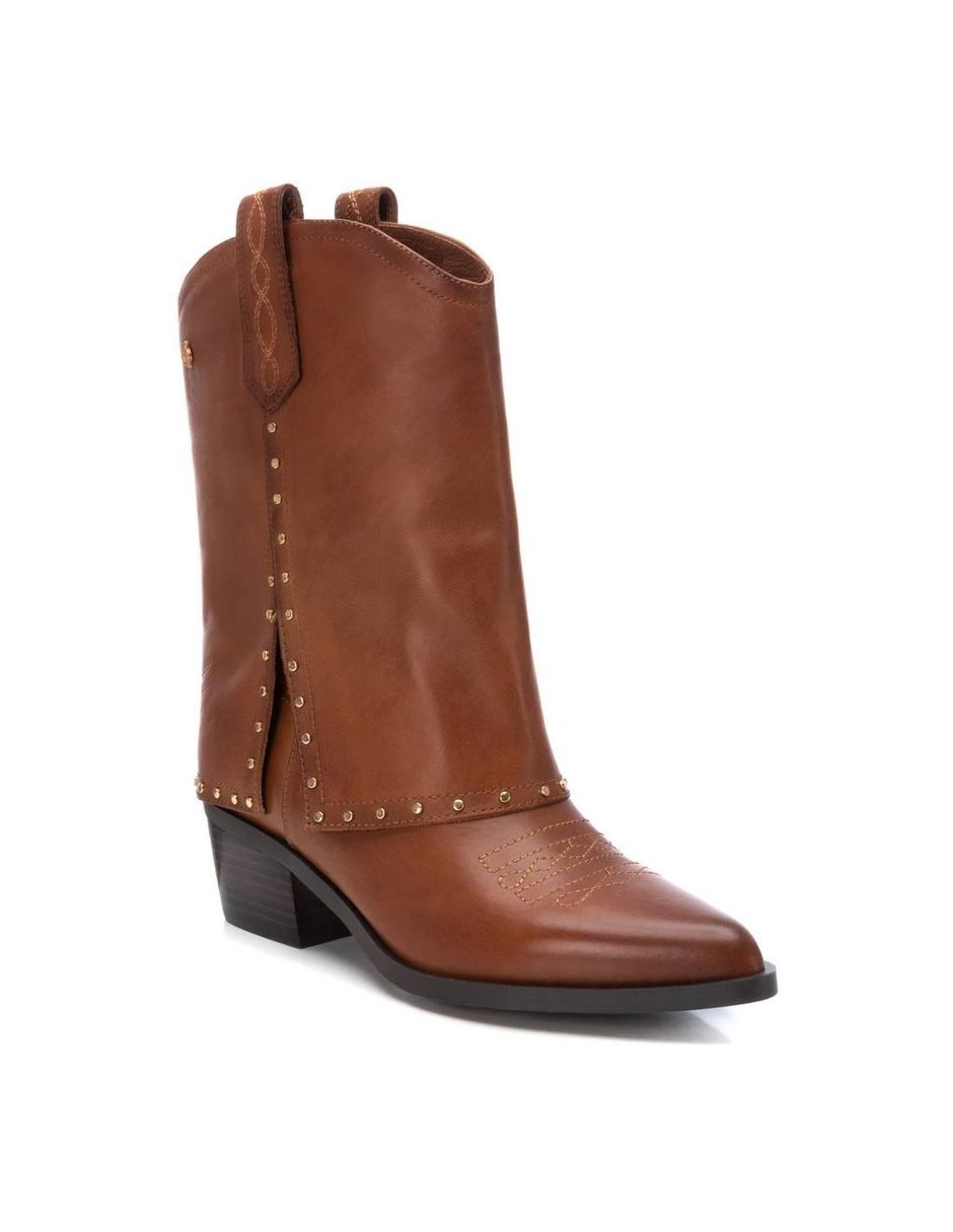 Bota al tobillo de piel para mujer 5
