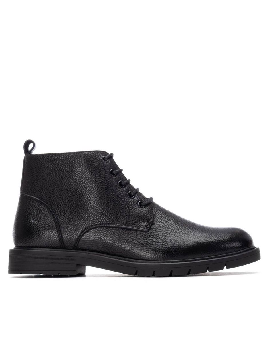Botín de piel para hombre Botín de piel para hombre