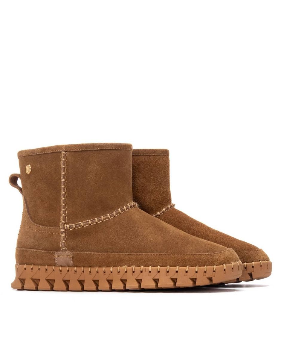 Bota al tobillo de piel para mujer 3