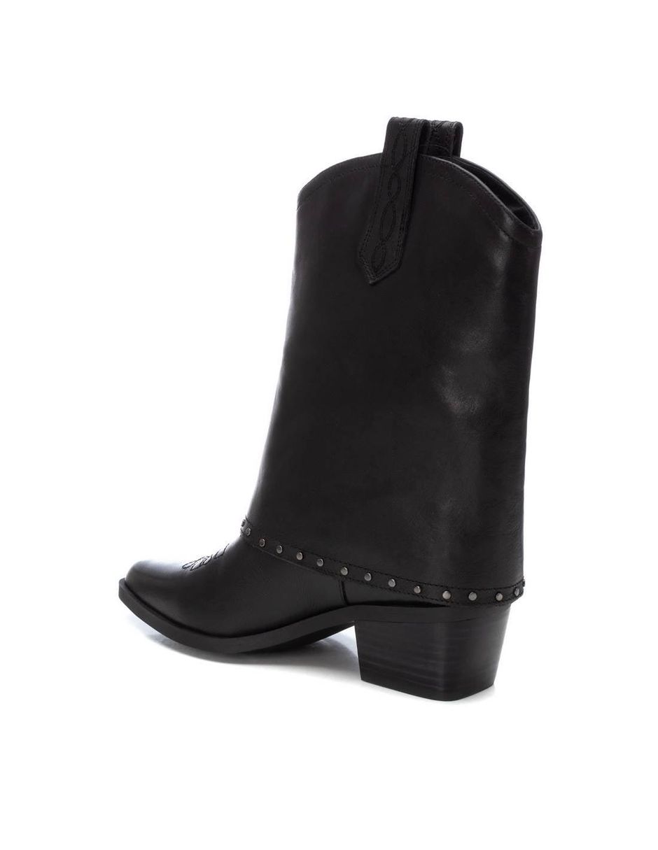 Bota al tobillo de piel para mujer 3