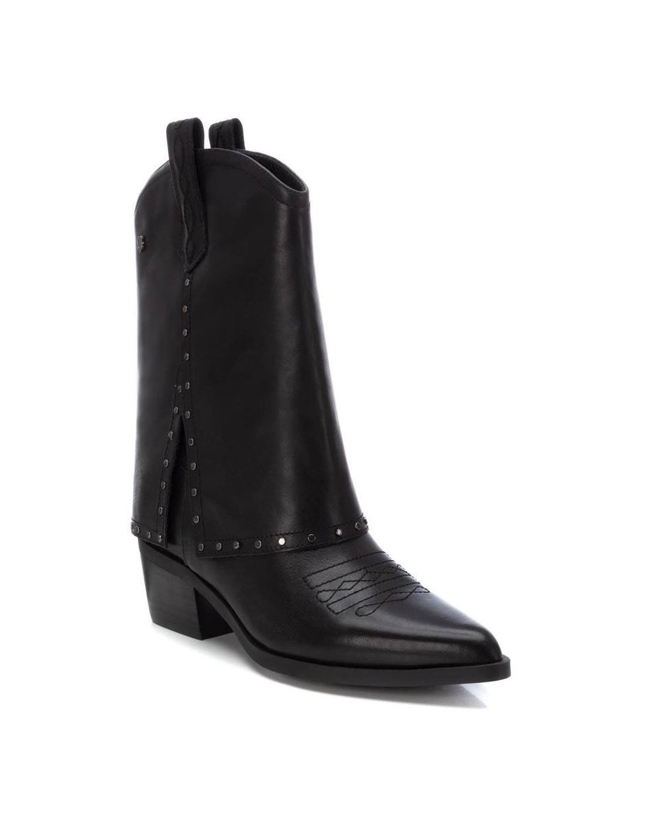 Bota al tobillo de piel para mujer 5