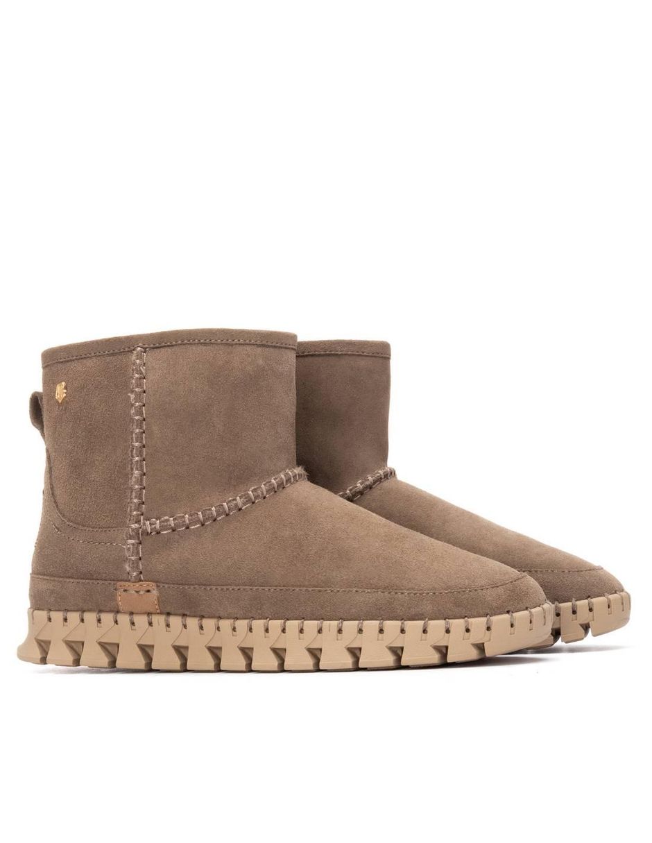 Bota al tobillo de piel para mujer 3