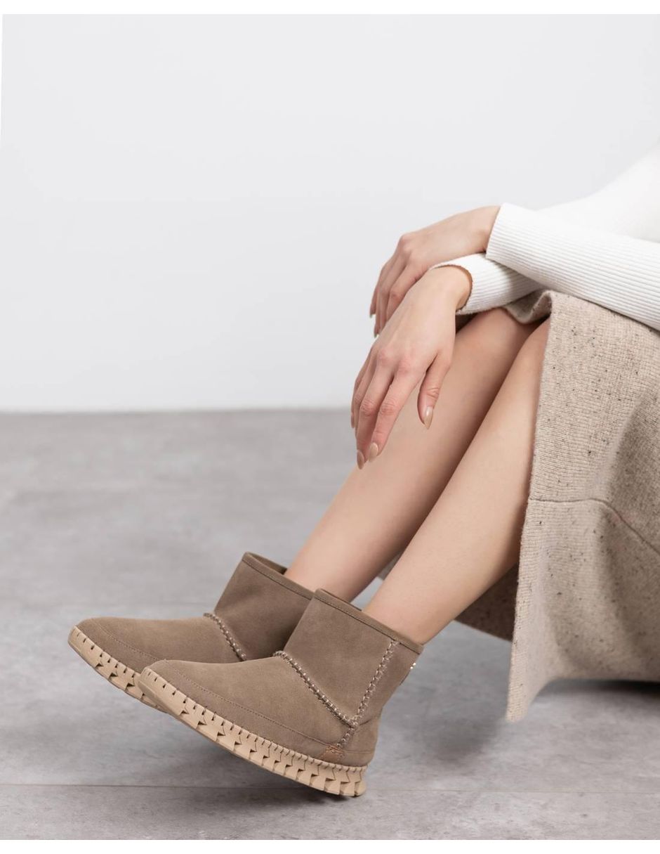 Bota al tobillo de piel para mujer 4