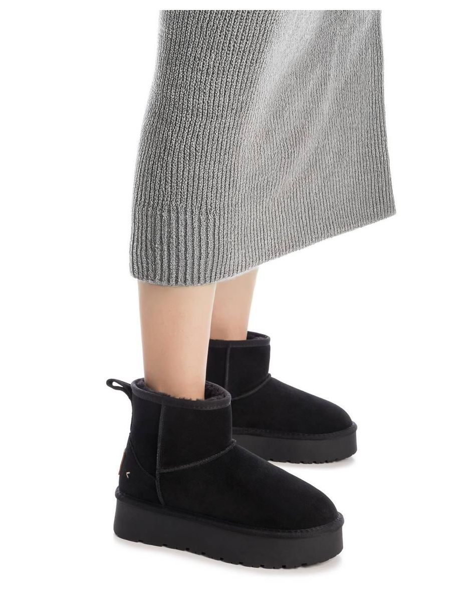 Bota al tobillo de piel para mujer 2