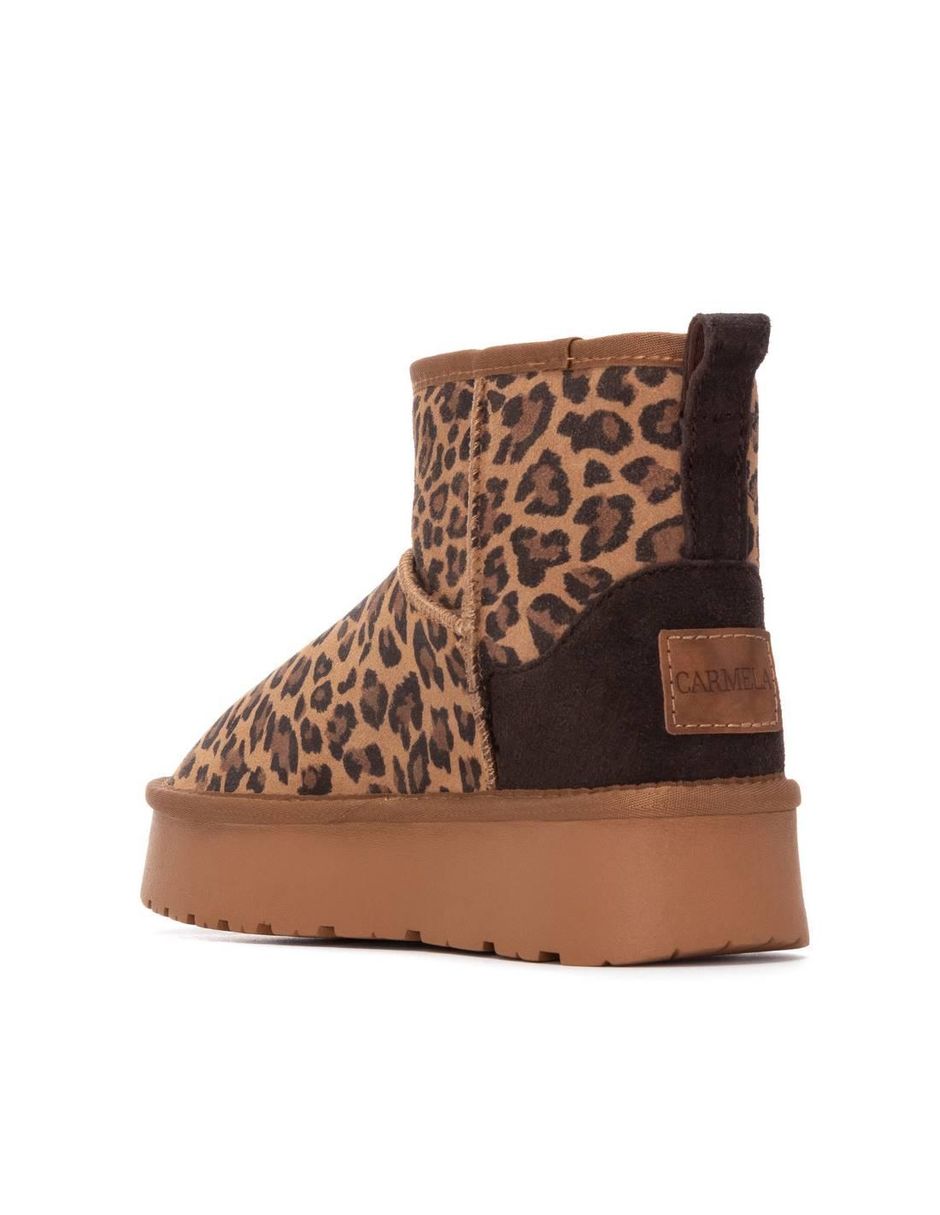Bota al tobillo de piel para mujer 3