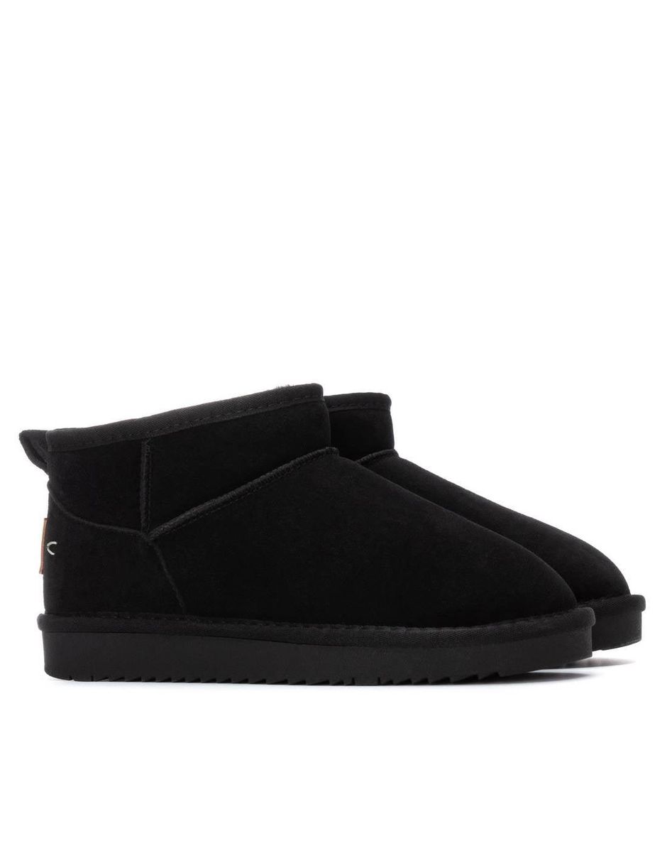 Bota al tobillo de piel para mujer 4