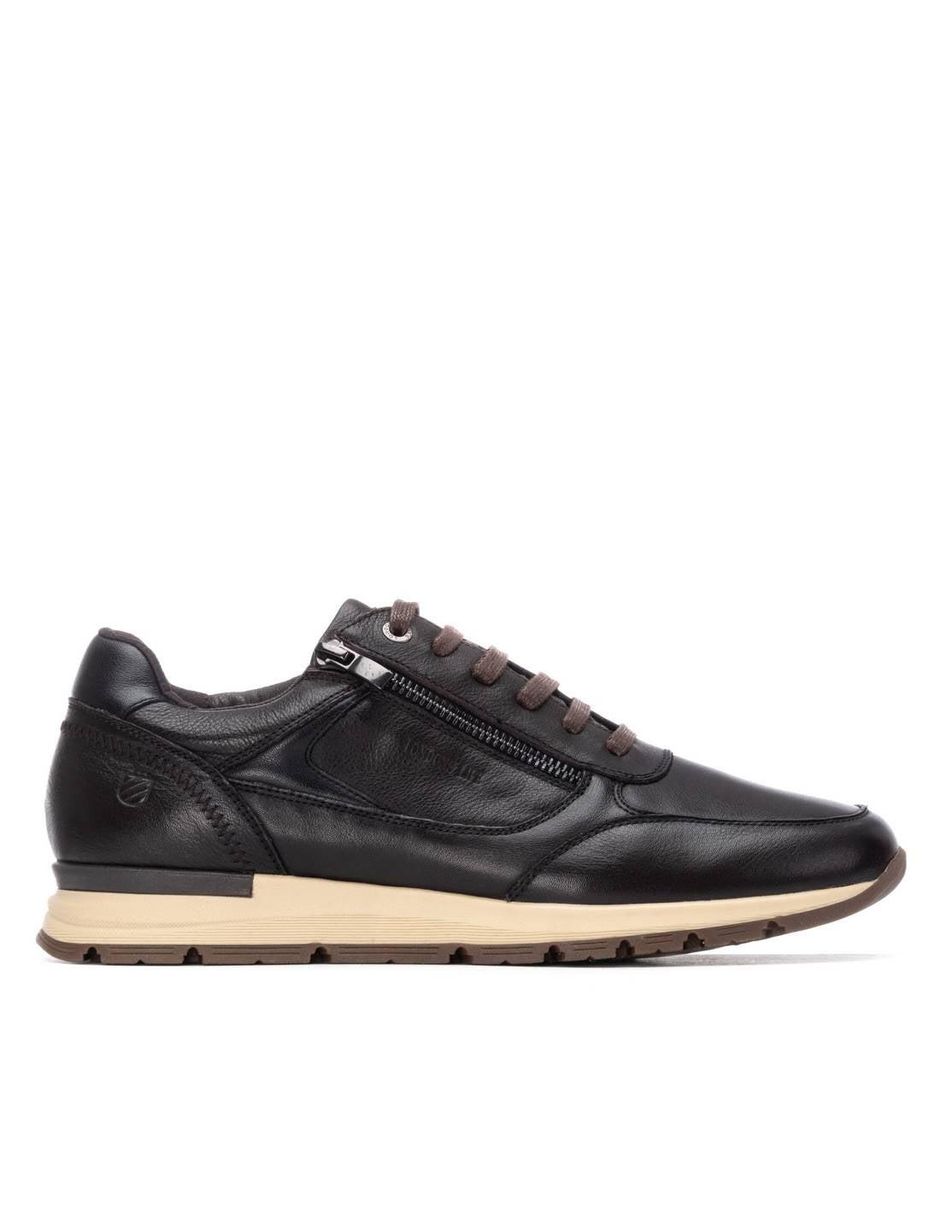 Tenis de piel para hombre
