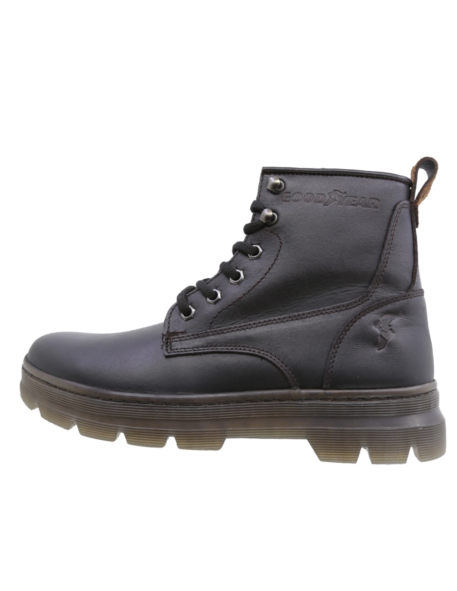 Botín Goodyear de piel para hombre