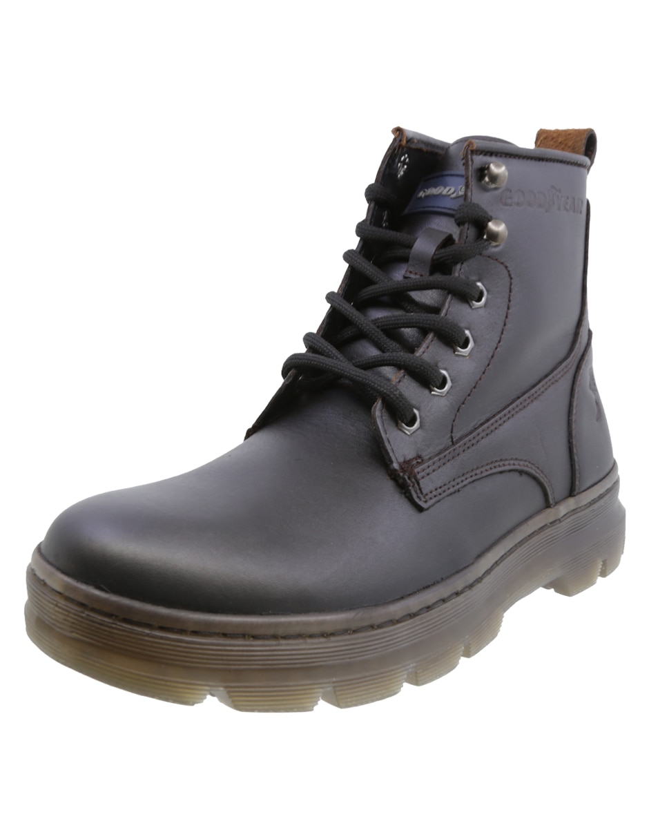 Botín Goodyear de piel para hombre