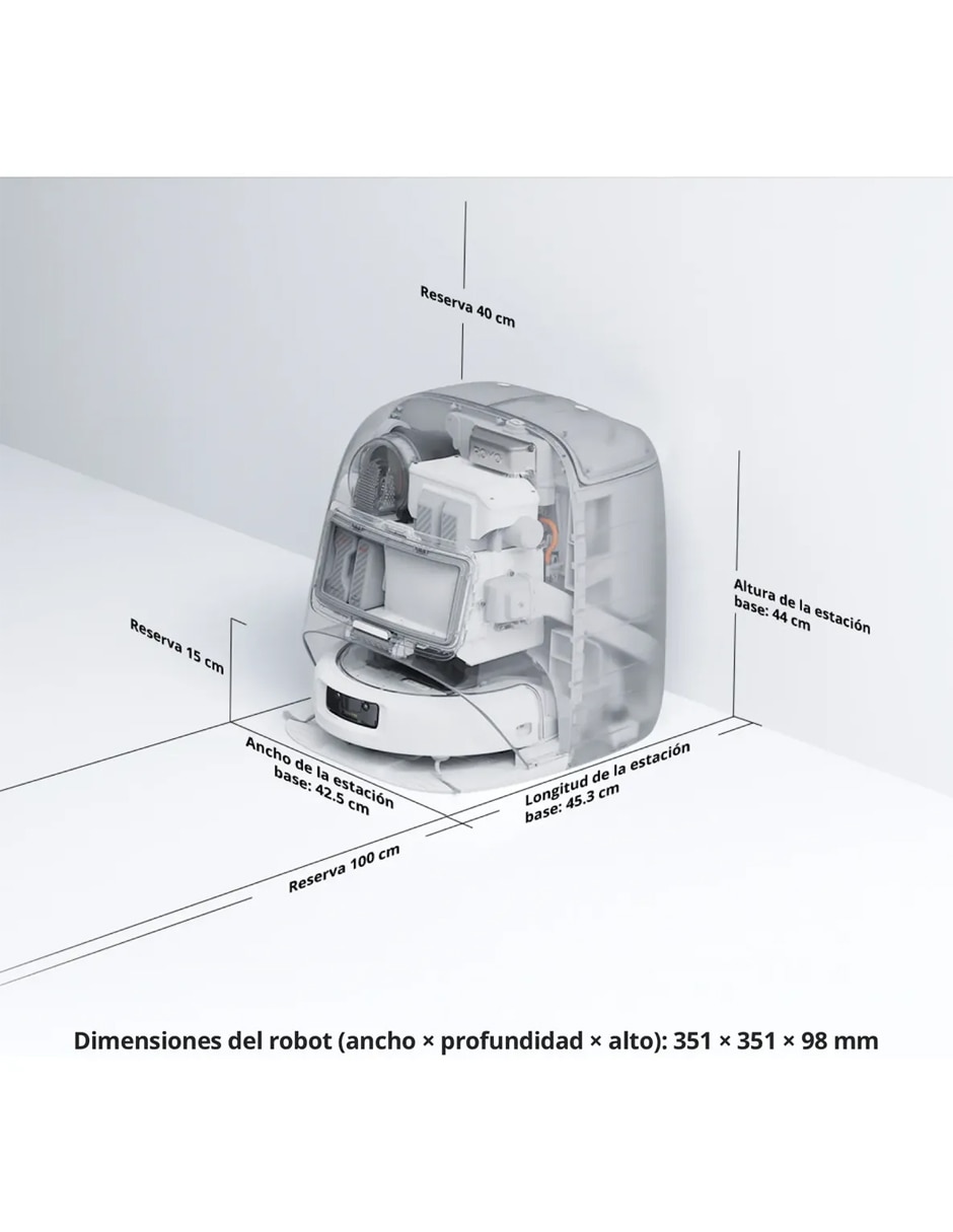 Aspiradora robot Romo P 2.5 litros 9