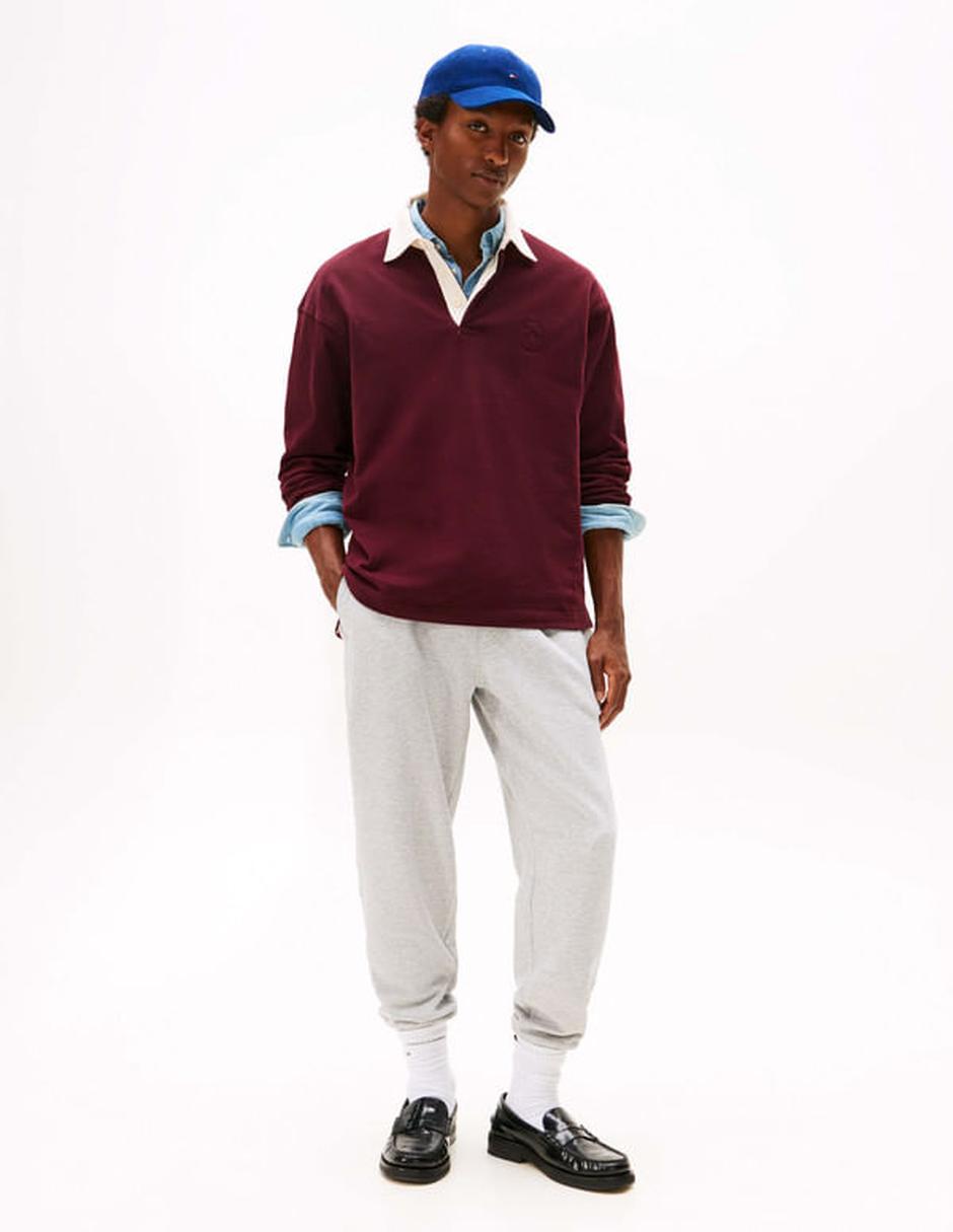 Pants regular con jareta para hombre