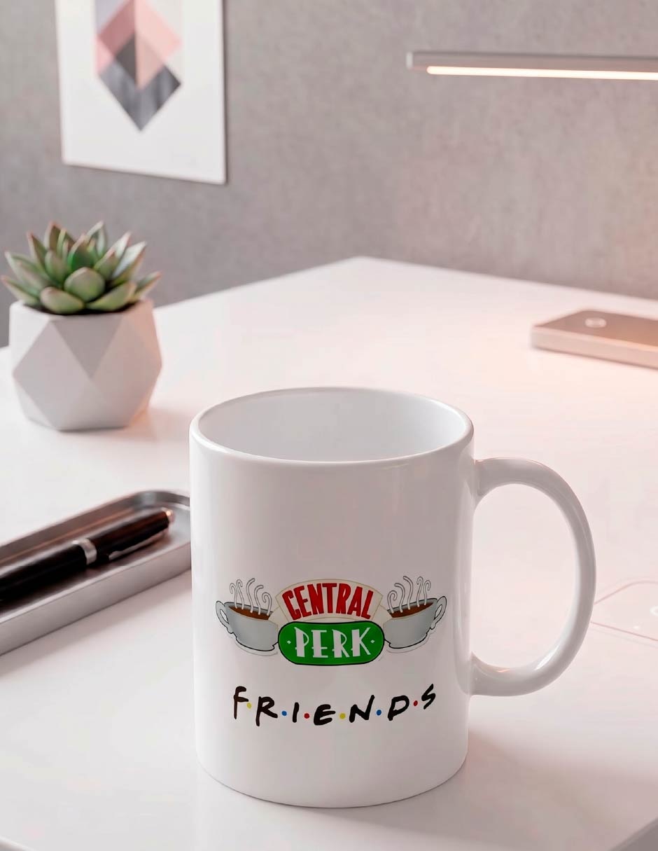 Set de tazas con difusor clásica Luxo 2 piezas