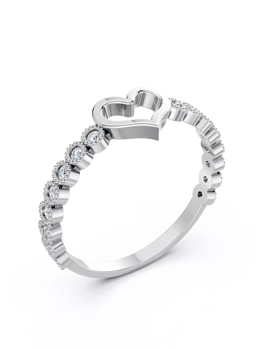 Anillo de compromiso de oro 9 k Amore Mio! 7