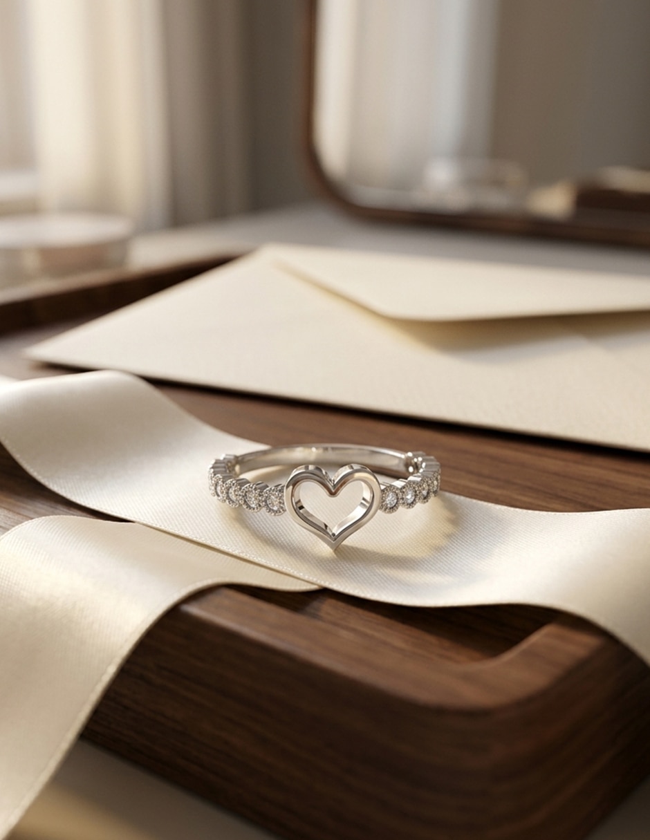 Anillo de compromiso de oro 14 K zirconia cúbica 8
