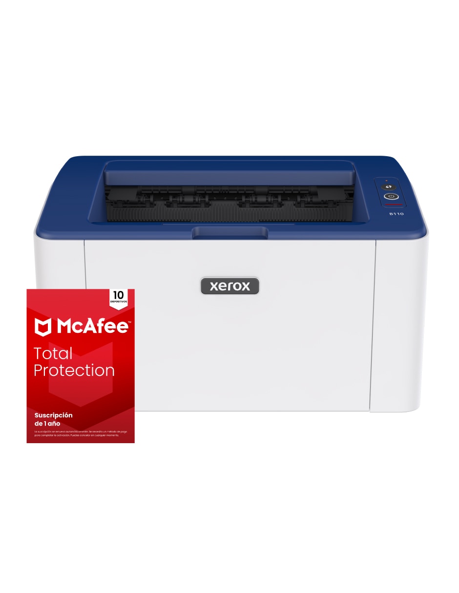 Impresora portátil Xerox modelo B110_bi-an de láser alámbrica a monocromática