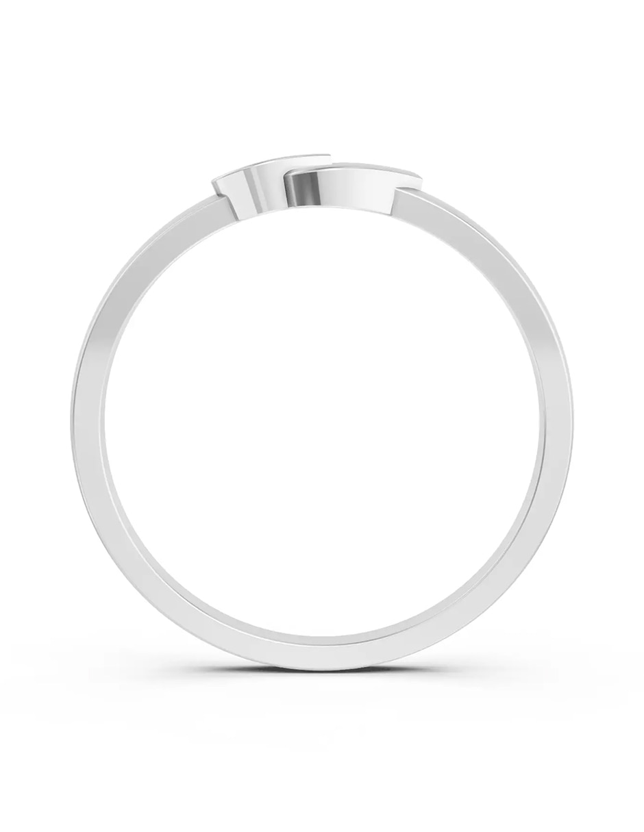 Anillo de compromiso de oro 9 k zirconia cúbica 2