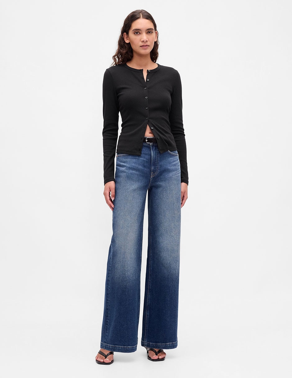 Suéter cuello redondo para mujer