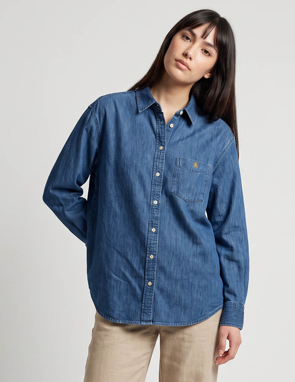 Camisa manga larga para mujer