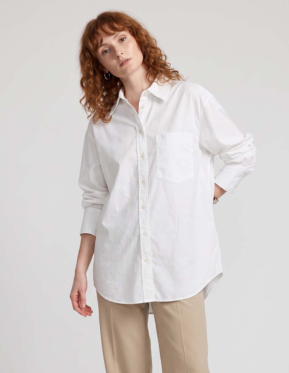 Camisa casual de algodón para mujer 1