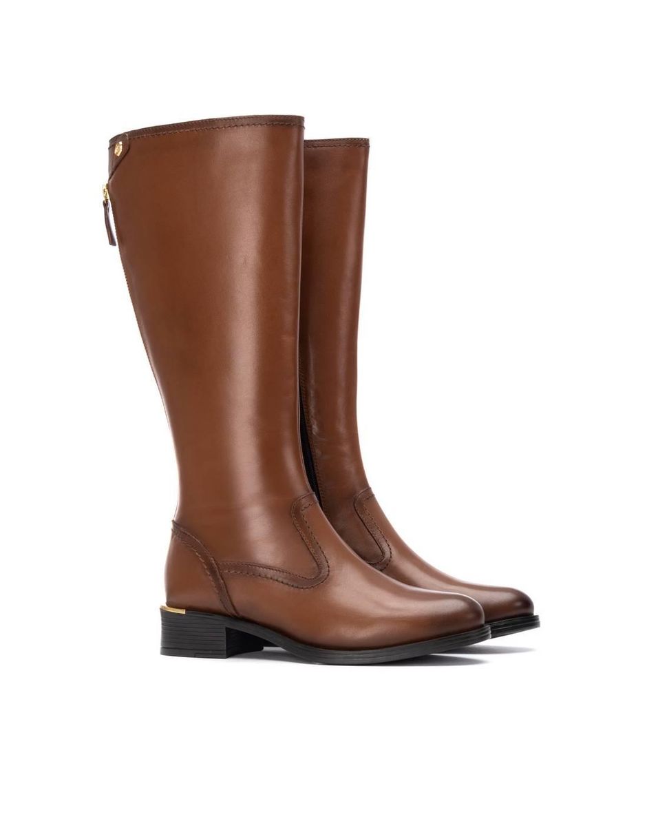 Bota al tobillo de piel para mujer 3