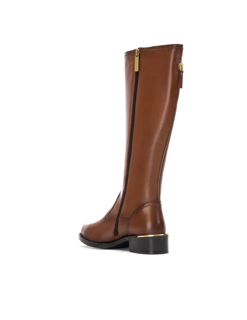 Bota al tobillo de piel para mujer 5