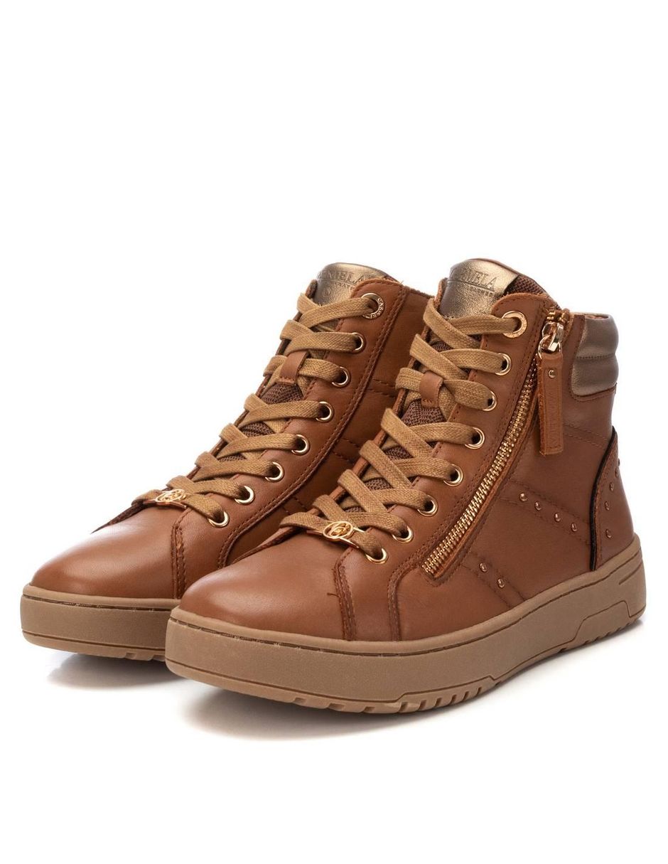Bota al tobillo de piel para mujer 4