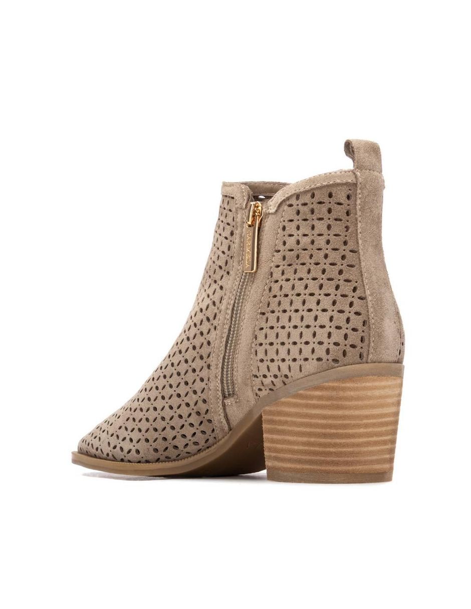 Bota al tobillo de piel para mujer 3