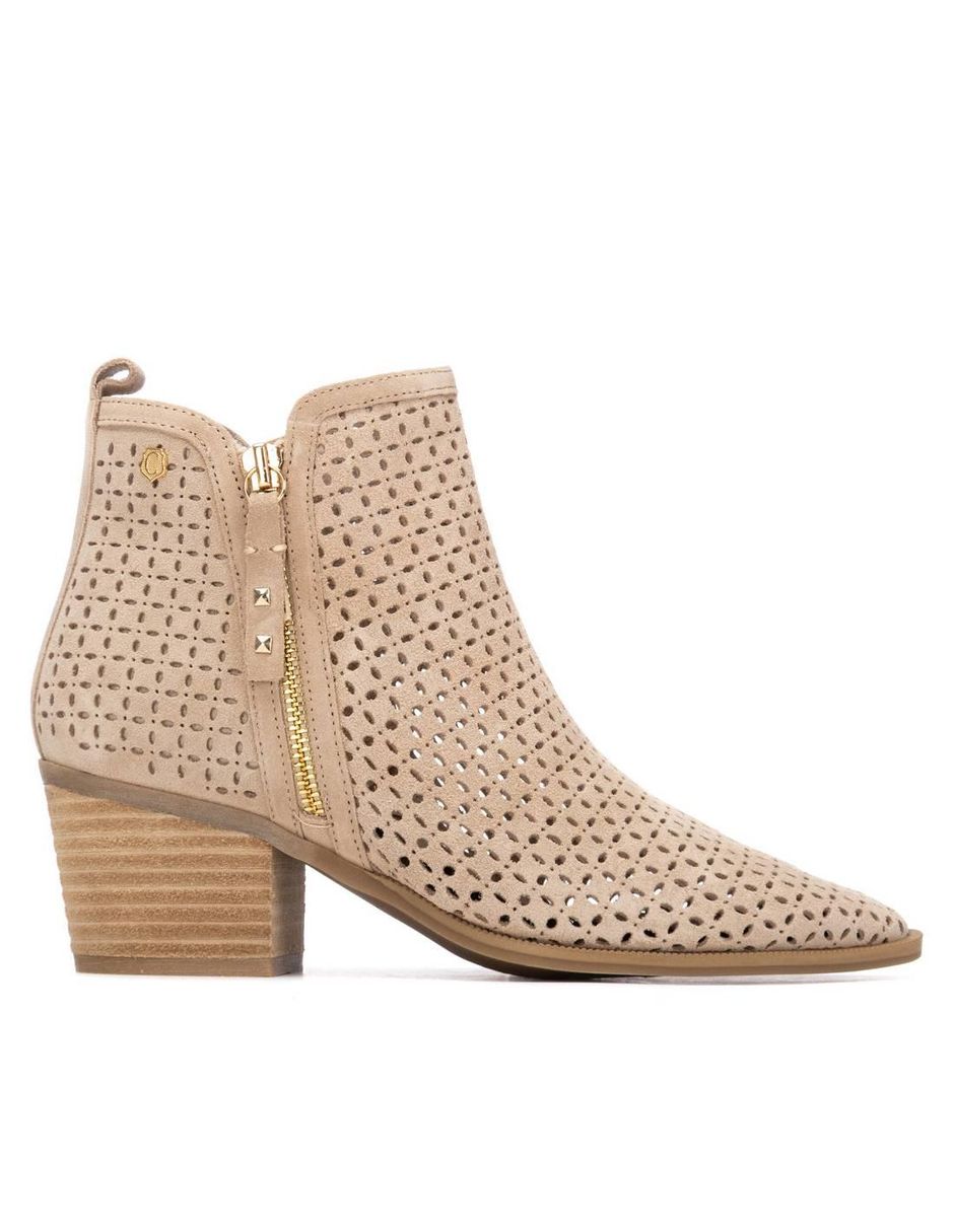 Bota al tobillo de piel para mujer Bota al tobillo de piel para mujer