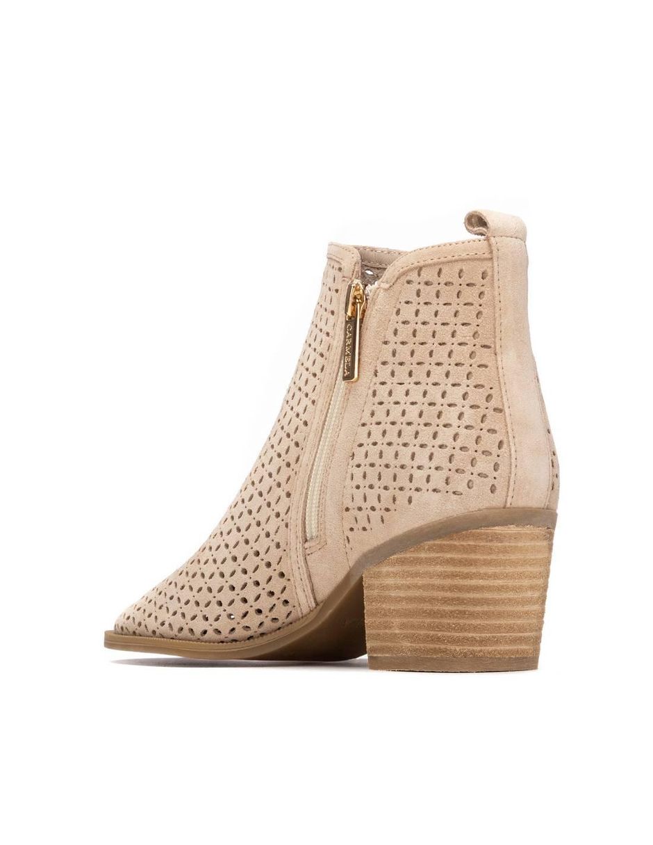 Bota al tobillo de piel para mujer 4